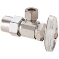 Brasscraft 1/2 in. Nom CPVC Inlet x 3/8 in. O.D. Compression Outlet Brass Multi-Turn Angle Stop in Chrome PR19X C
